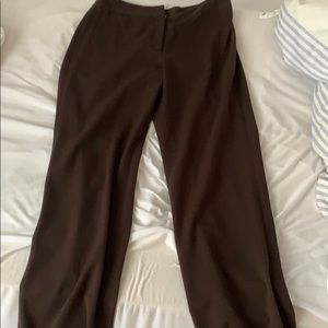 Brown slacks